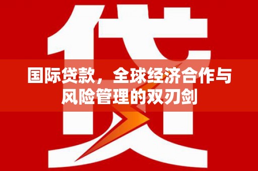 临渭国际贷款，全球经济合作与风险管理的双刃剑