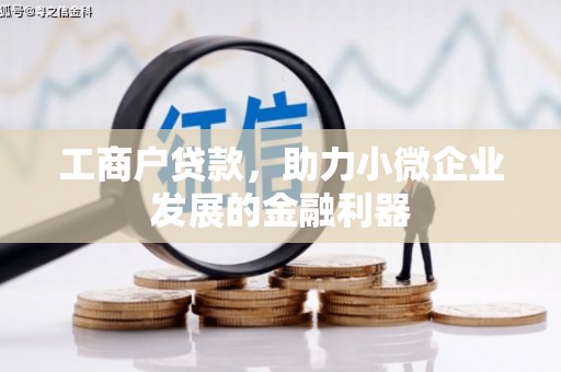 临渭工商户贷款，助力小微企业发展的金融利器