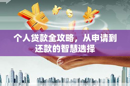 临渭个人贷款全攻略，从申请到还款的智慧选择