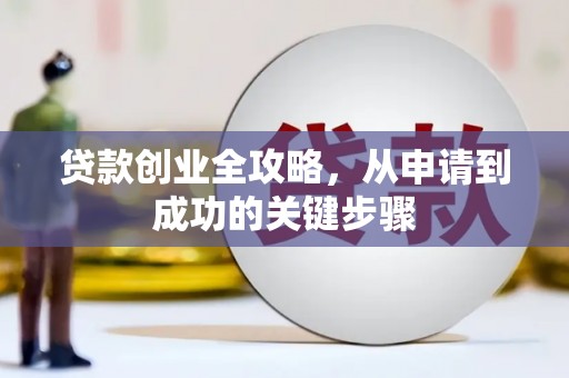临渭贷款创业全攻略，从申请到成功的关键步骤