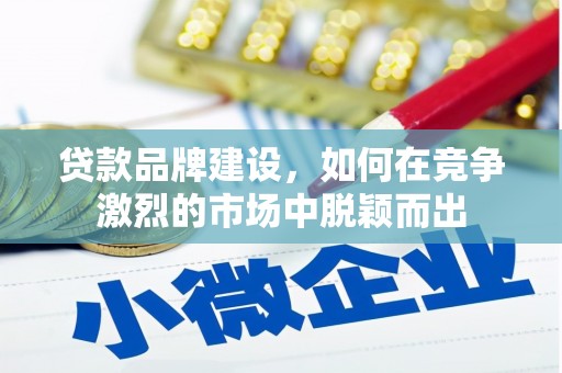 临渭贷款品牌建设，如何在竞争激烈的市场中脱颖而出