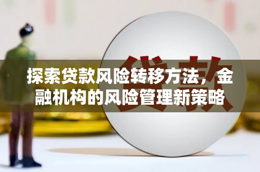 临渭探索贷款风险转移方法，金融机构的风险管理新策略
