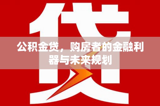 临渭公积金贷，购房者的金融利器与未来规划