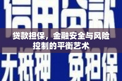 临渭贷款担保，金融安全与风险控制的平衡艺术