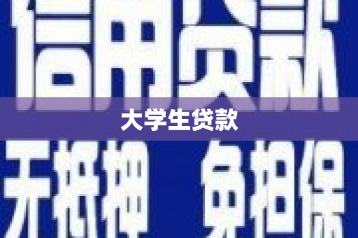 临渭大学生贷款