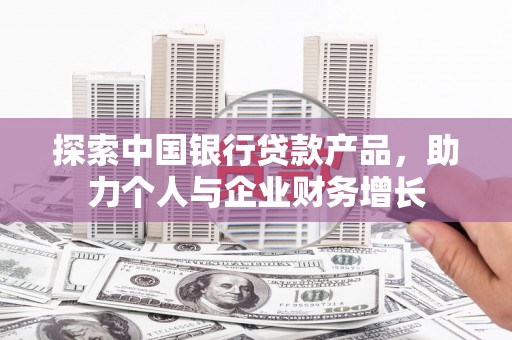临渭探索中国银行贷款产品，助力个人与企业财务增长