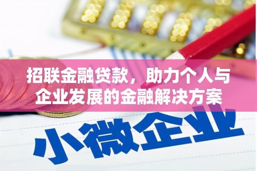 临渭招联金融贷款，助力个人与企业发展的金融解决方案