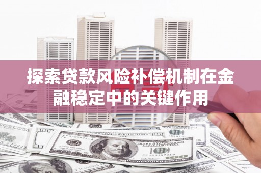 临渭探索贷款风险补偿机制在金融稳定中的关键作用