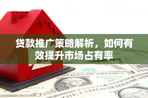 临渭贷款推广策略解析，如何有效提升市场占有率