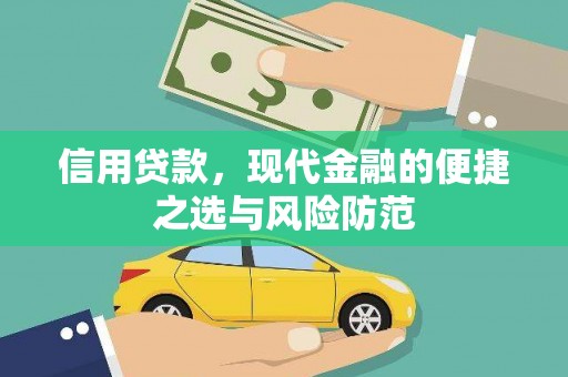 临渭信用贷款，现代金融的便捷之选与风险防范