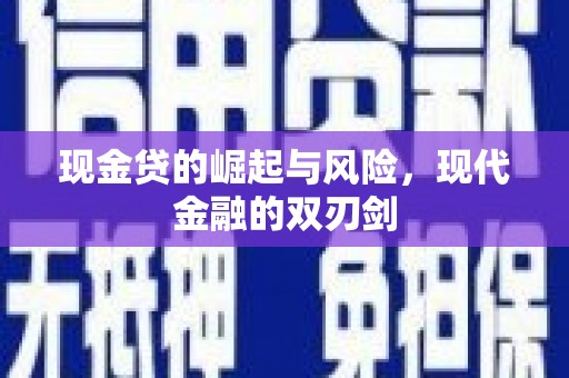 临渭现金贷的崛起与风险，现代金融的双刃剑