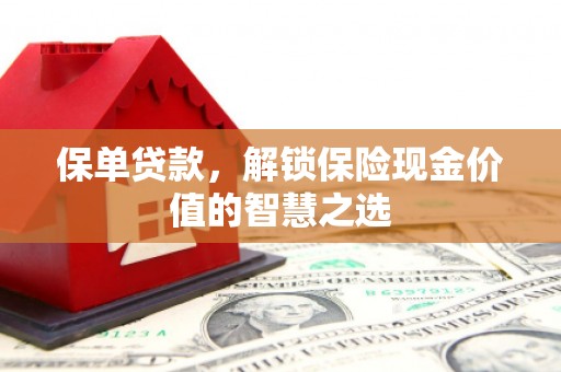 临渭保单贷款，解锁保险现金价值的智慧之选