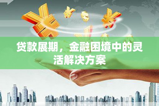 临渭贷款展期，金融困境中的灵活解决方案