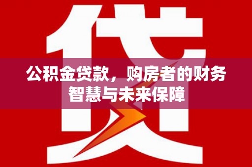 临渭公积金贷款，购房者的财务智慧与未来保障