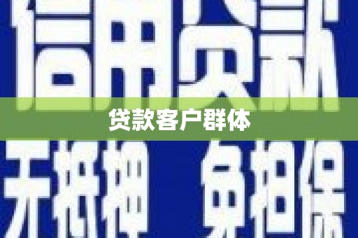 临渭贷款客户群体