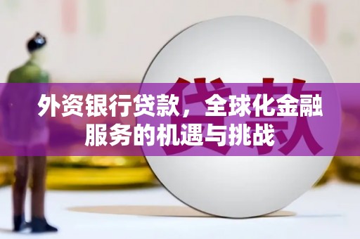 临渭外资银行贷款，全球化金融服务的机遇与挑战