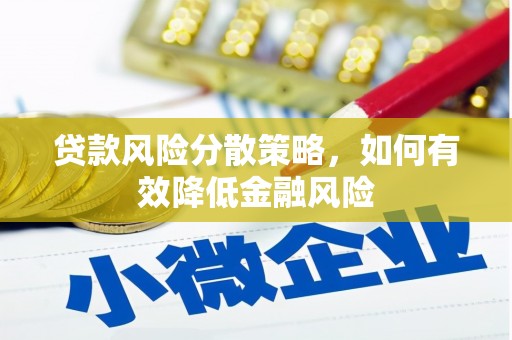 临渭贷款风险分散策略，如何有效降低金融风险
