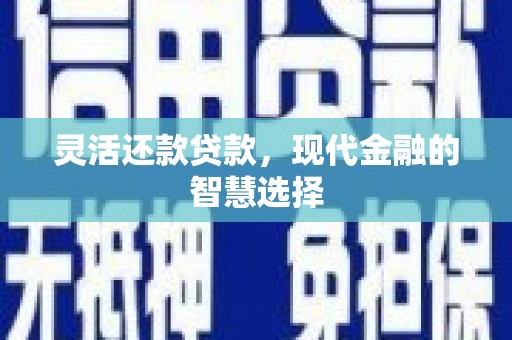 临渭灵活还款贷款，现代金融的智慧选择