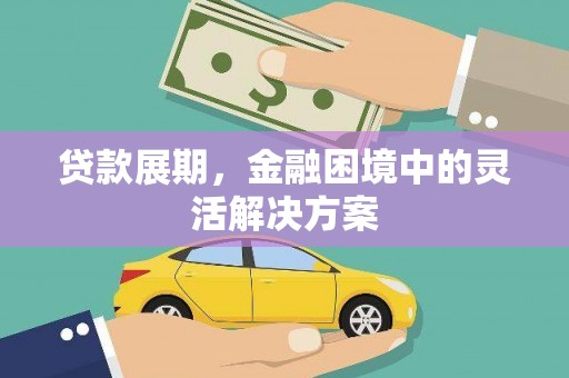 临渭贷款展期，金融困境中的灵活解决方案