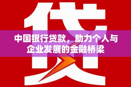 临渭中国银行贷款，助力个人与企业发展的金融桥梁