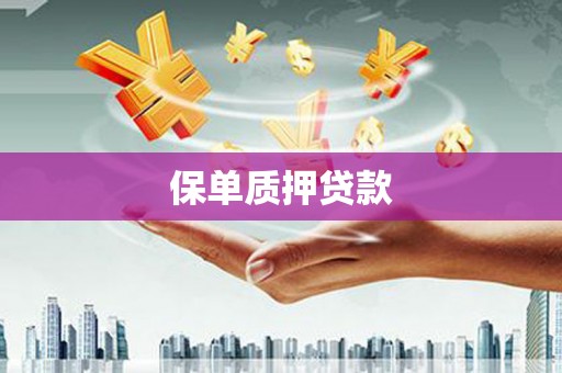 临渭保单质押贷款