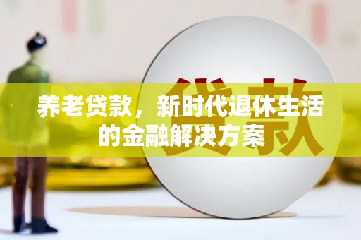 临渭养老贷款，新时代退休生活的金融解决方案