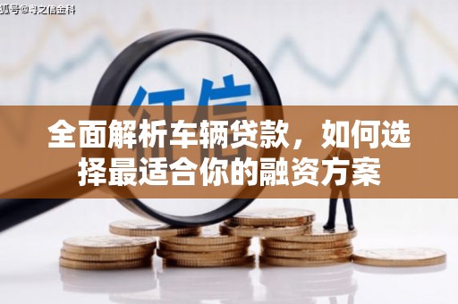 临渭全面解析车辆贷款，如何选择最适合你的融资方案