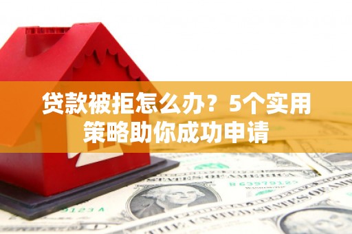 临渭贷款被拒怎么办？5个实用策略助你成功申请