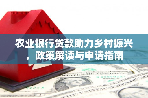 临渭农业银行贷款助力乡村振兴，政策解读与申请指南