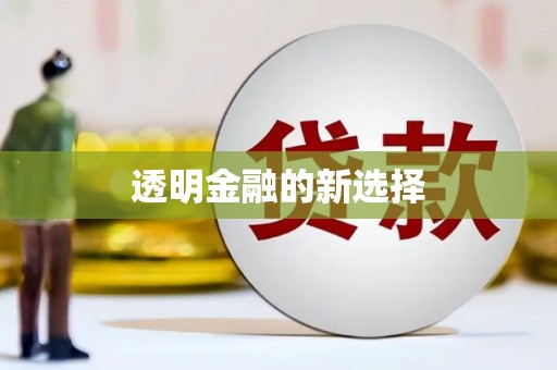临渭透明金融的新选择