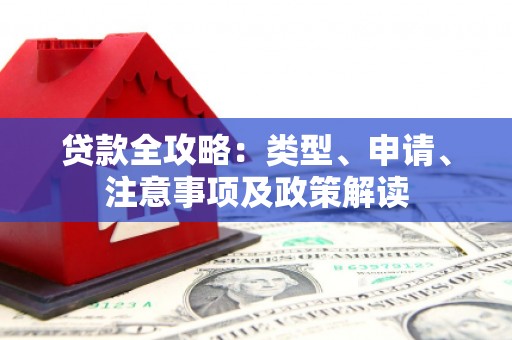 临渭贷款全攻略：类型、申请、注意事项及政策解读